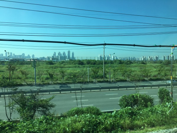 Vista sui grattacieli di Seoul