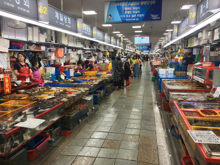 Mercato pesce Busan