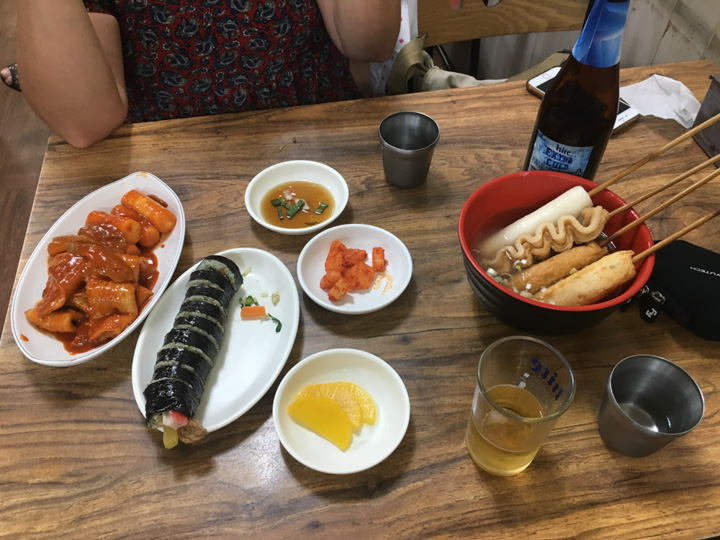 Cena tipica coreana