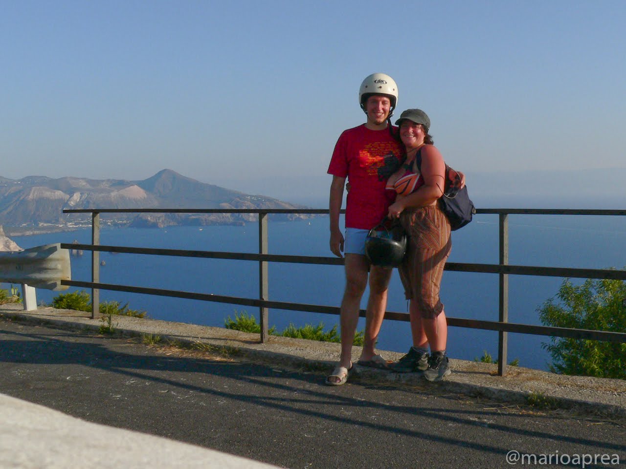 Autoscatto da Lipari