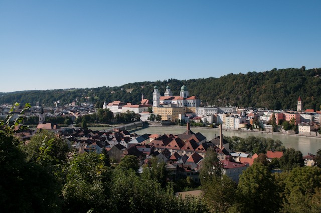 Thumbnail Passau dall'alto