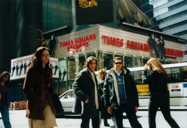Gli italiani a Times square
